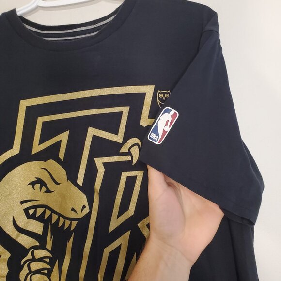 October's Very Own Toronto Raptors Mitchell and Ness shirt black size XL - Picture 6 of 9
